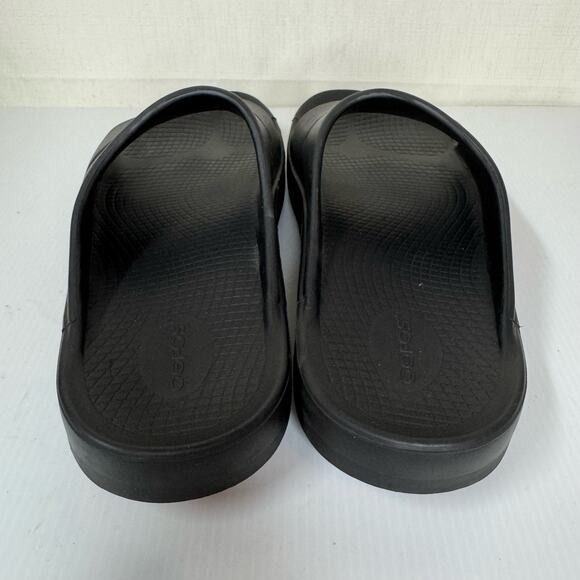 OOFOS OOahh Slide Sandal Black Sz M11/W13 Sport Recovery Orthopedic Athleisure - Picture 8 of 10